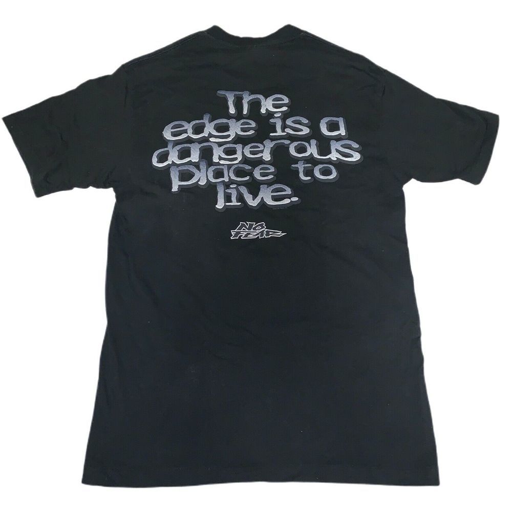 Vintage No Fear Tee Shirt XL 1993 Single Stitch